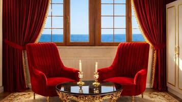 Exclusive Triple Room, Sea View | Egyptian cotton sheets, premium bedding, down duvets