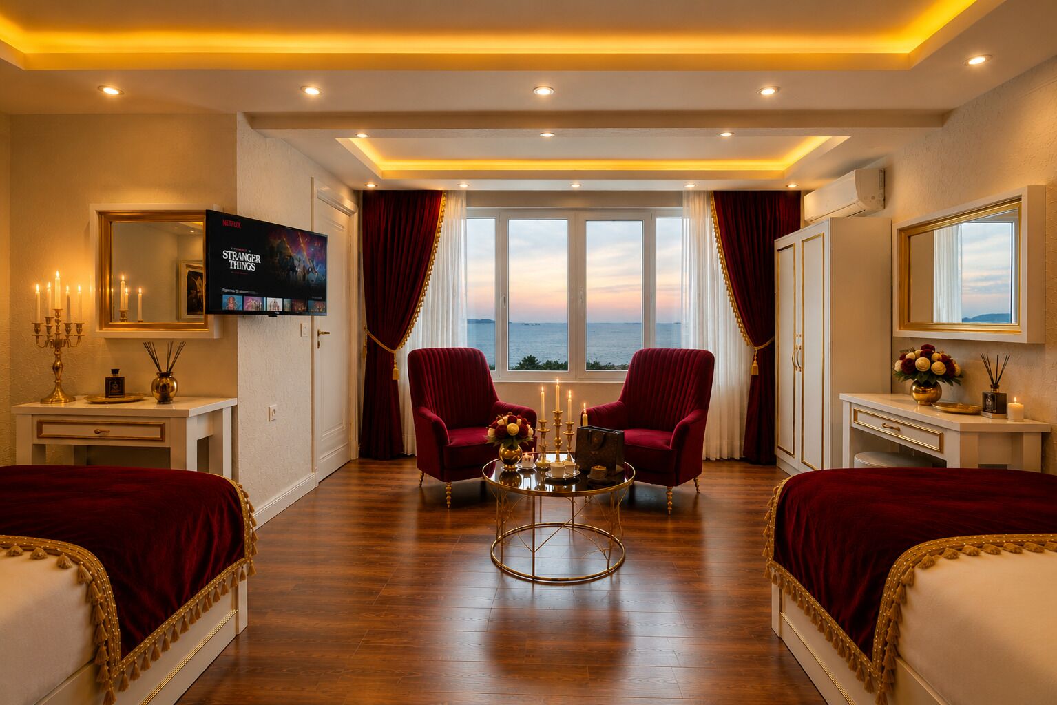 Exclusive Triple Room, Sea View