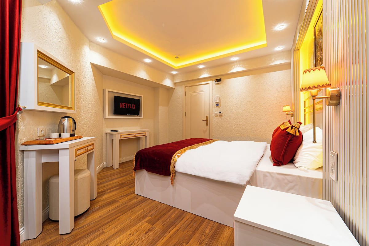 1 bilik tidur, cadar kapas Mesir, peralatan tempat tidur premium