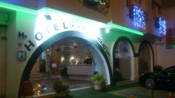 Front of property - evening/night