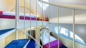 Dreibettzimmer | Allergikerbettwaren, Schreibtisch, laptopgeeigneter Arbeitsplatz