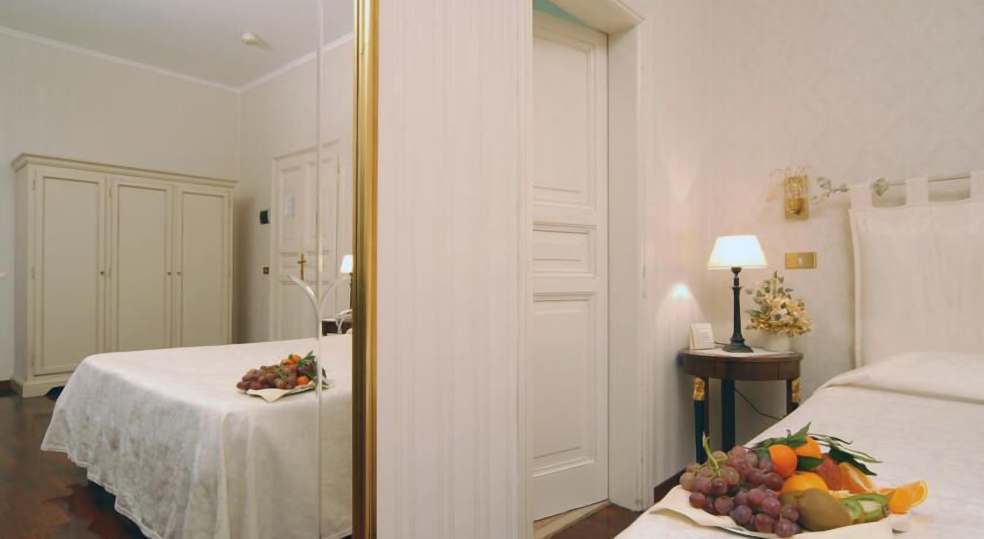 Minibar, desk, iron/ironing board (on request), cribs (surcharge)