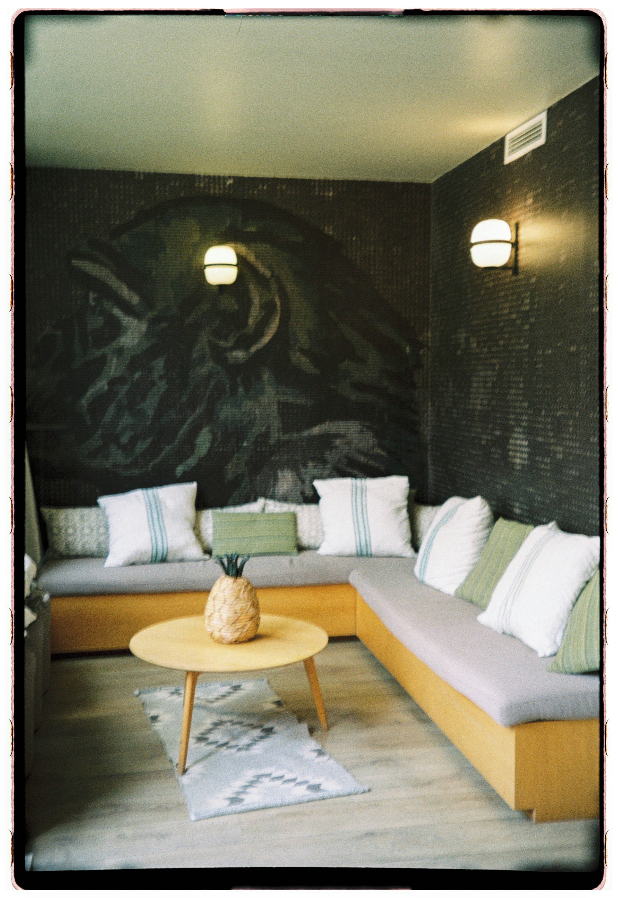 Sala de estar en el lobby