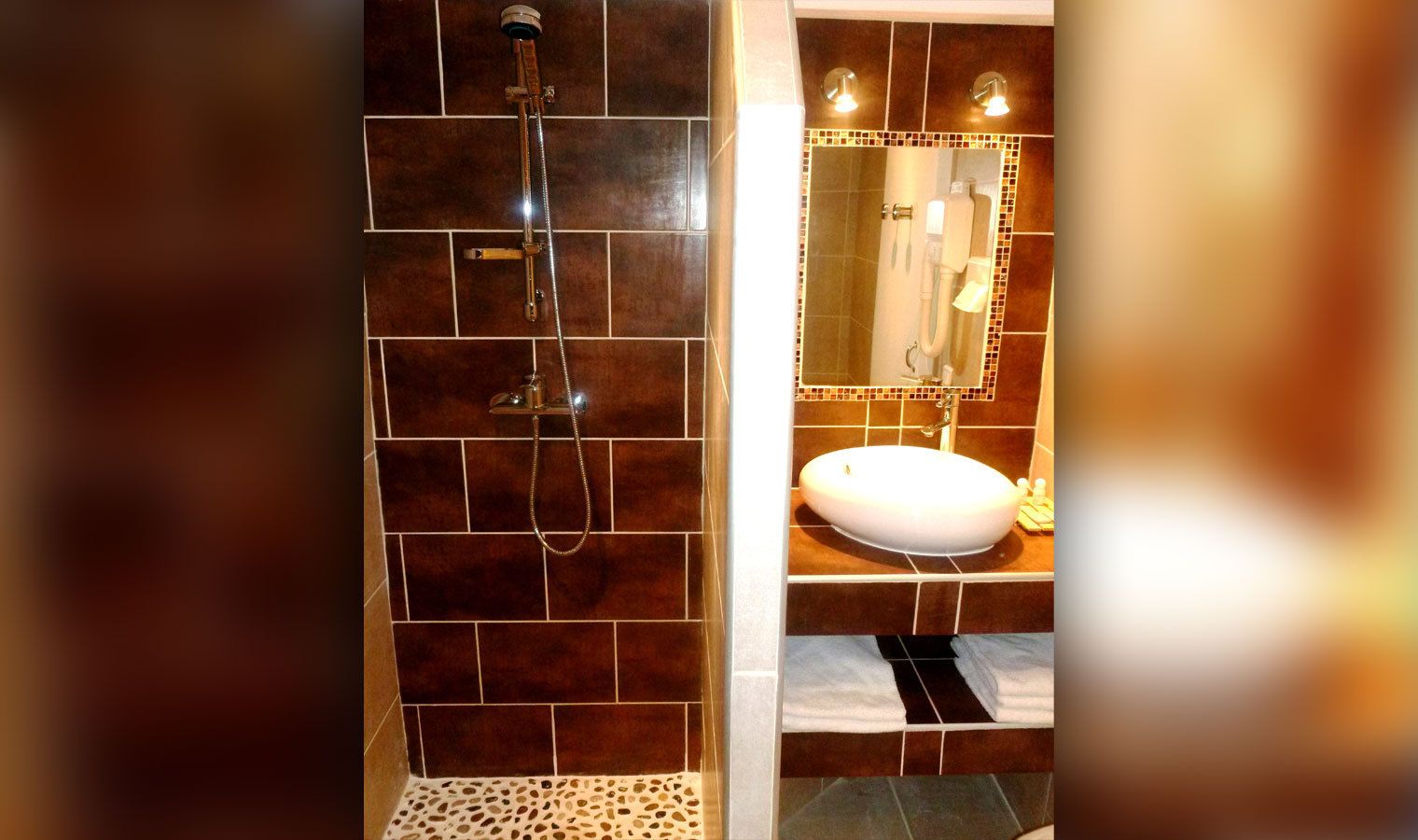 double room | bathroom | free toiletries, hair dryer, towels