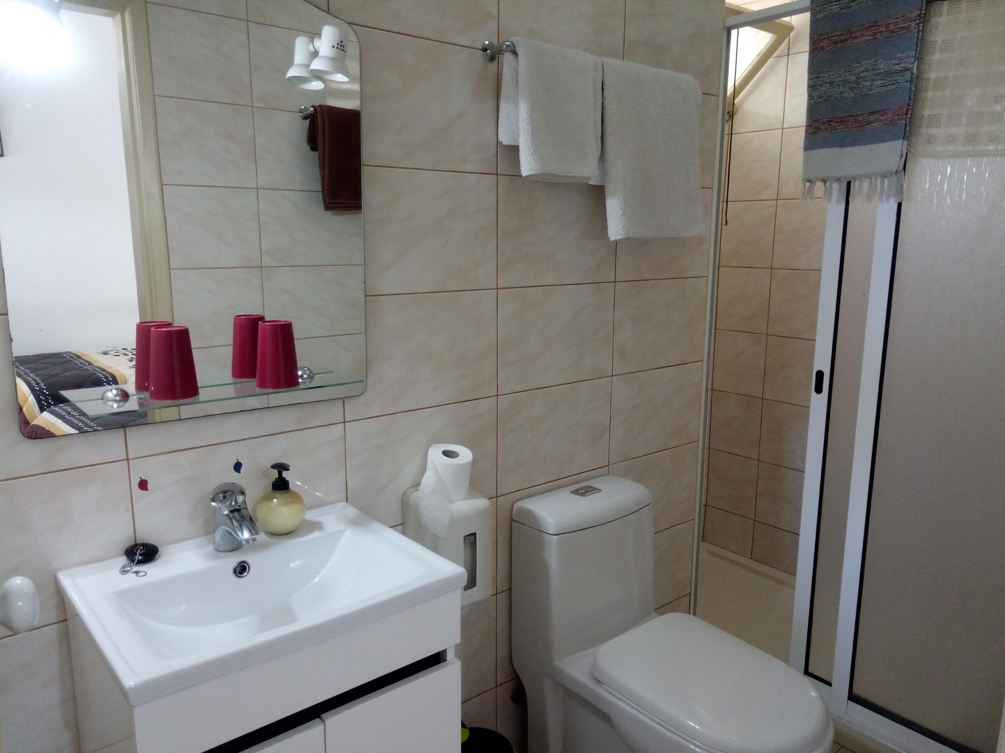 double or twin room, balcony, sea view | bathroom | shower, hair dryer, towels