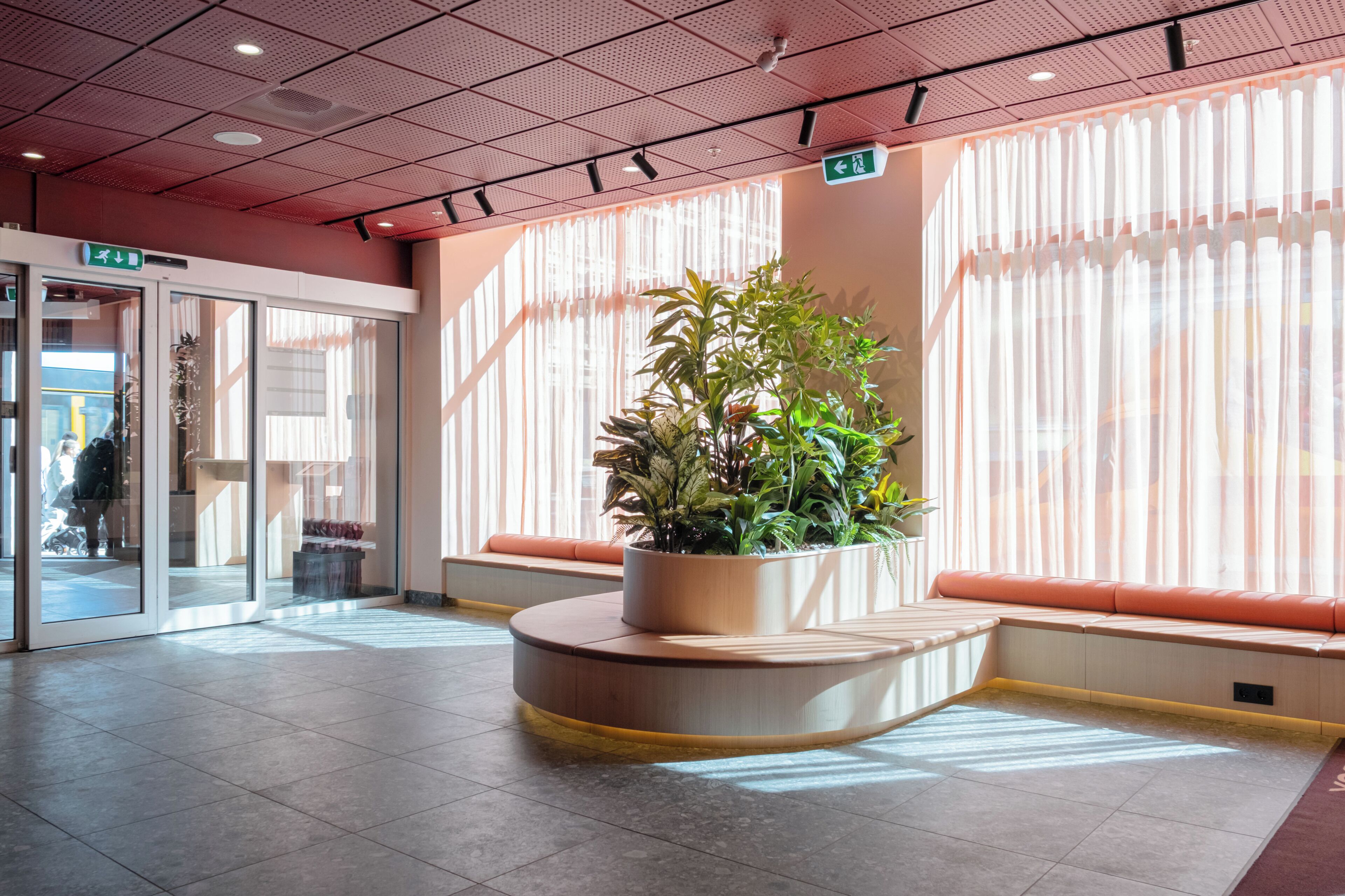 Lobby sitting area