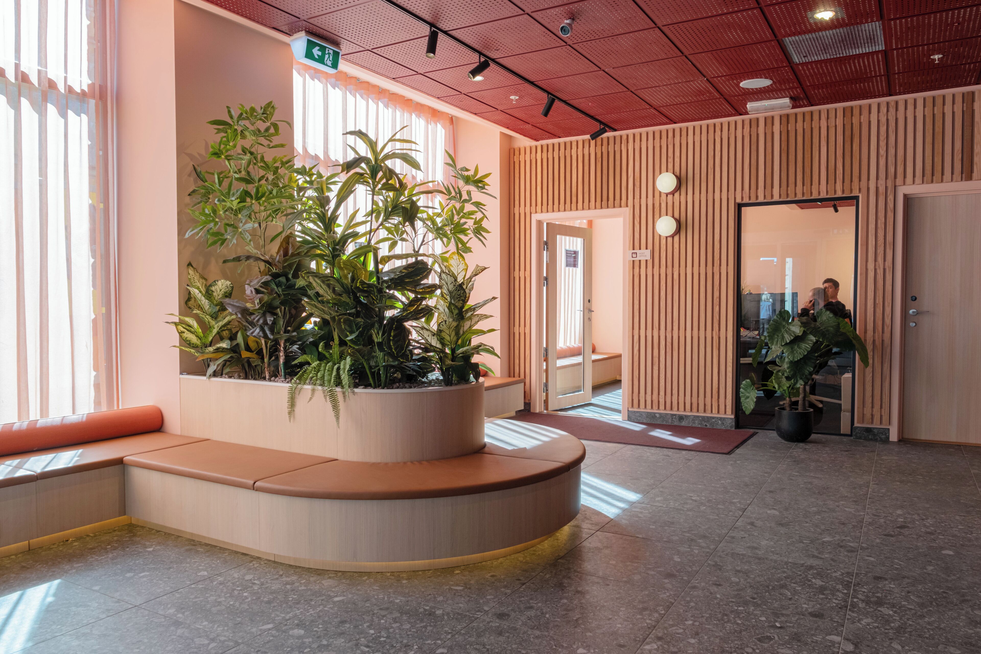 Lobby sitting area