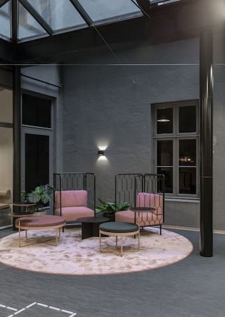 Lobby sitting area. Citybox Oslo