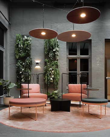 Lobby sitting area. Citybox Oslo