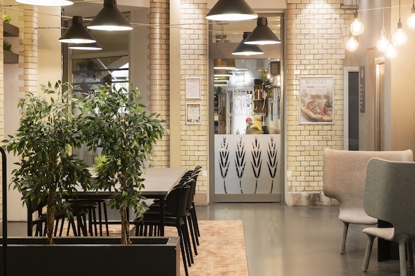 Sittområde i lobbyn