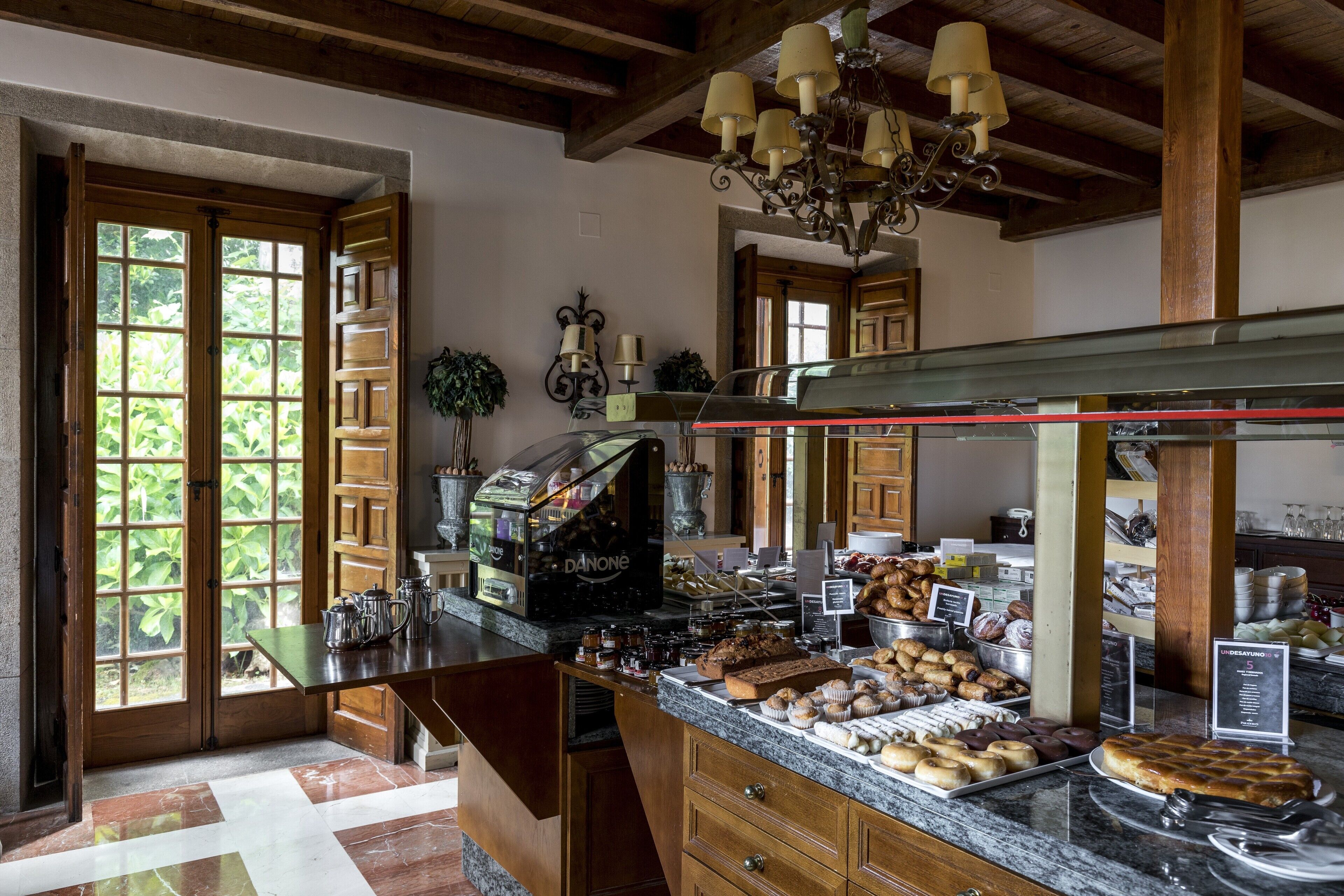 daily buffet breakfast (eur 19 per person)