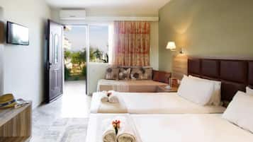 Kamar Triple | Brankas, Wi-Fi gratis, dan seprai linen