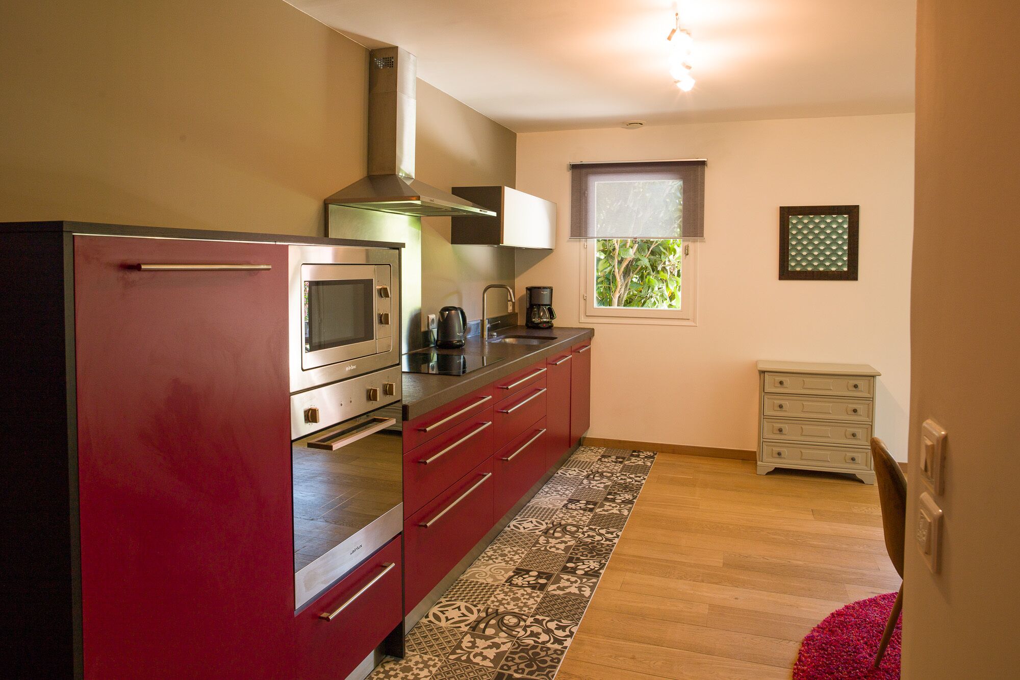 family house, terrace, garden view | private kitchen | coffee/tea maker, electric kettle