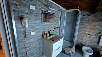 Double Room | Bilik Mandi | Pancuran mandi, pengering rambut, bidet, tuala disediakan