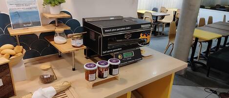 Daily buffet breakfast (EUR 13.80 per person)