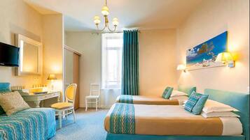 Triple Room | Select Comfort beds, desk, soundproofing, free WiFi