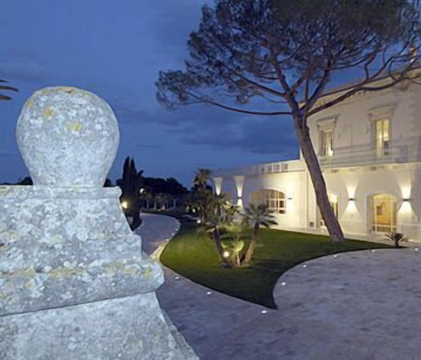 front of property – evening/night