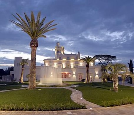 Front of property - evening/night