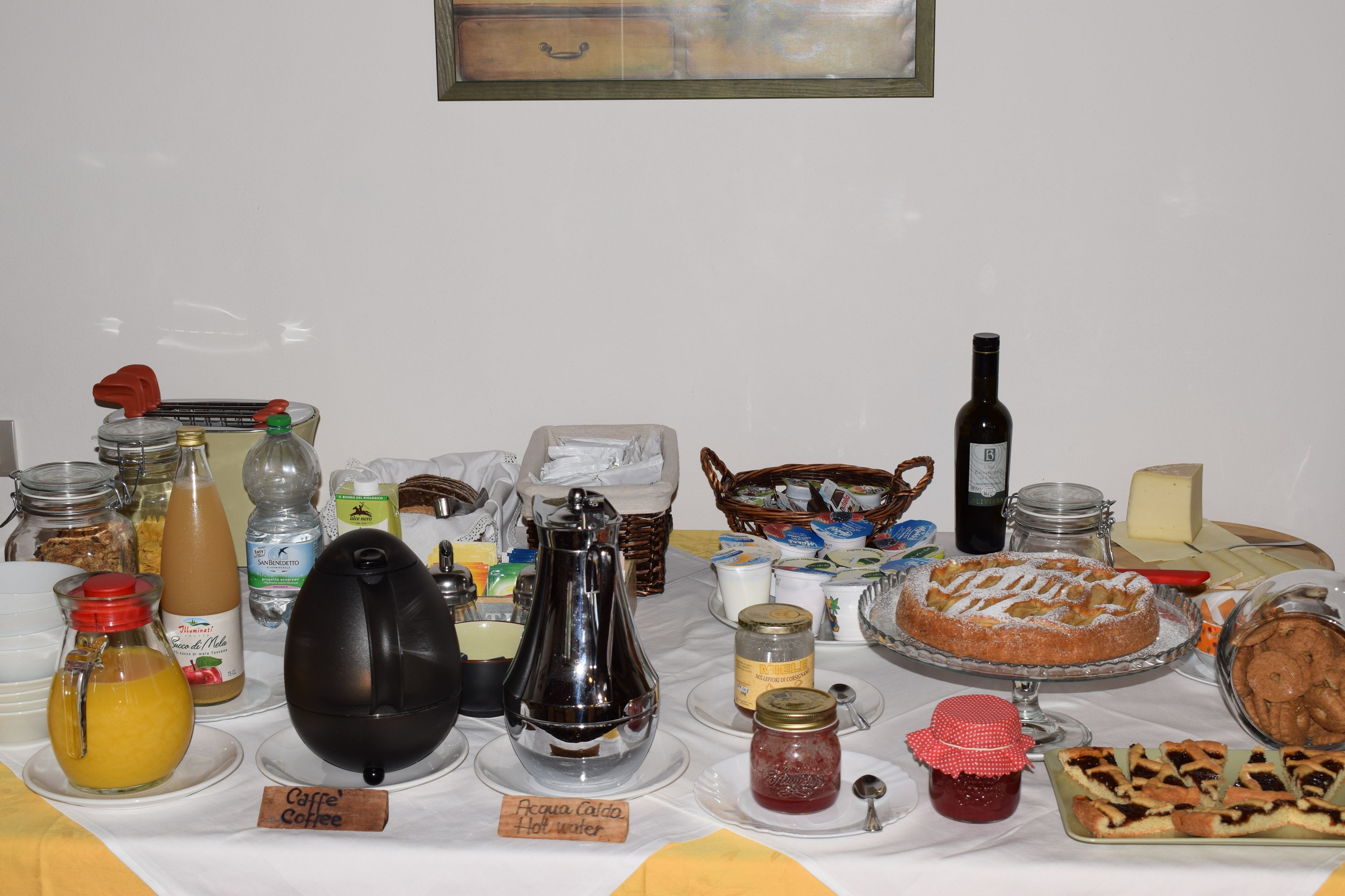 Colazione a buffet inclusa, servita tutte le mattine 