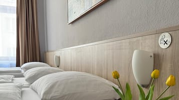 Desk, iron/ironing board, free WiFi, bed sheets