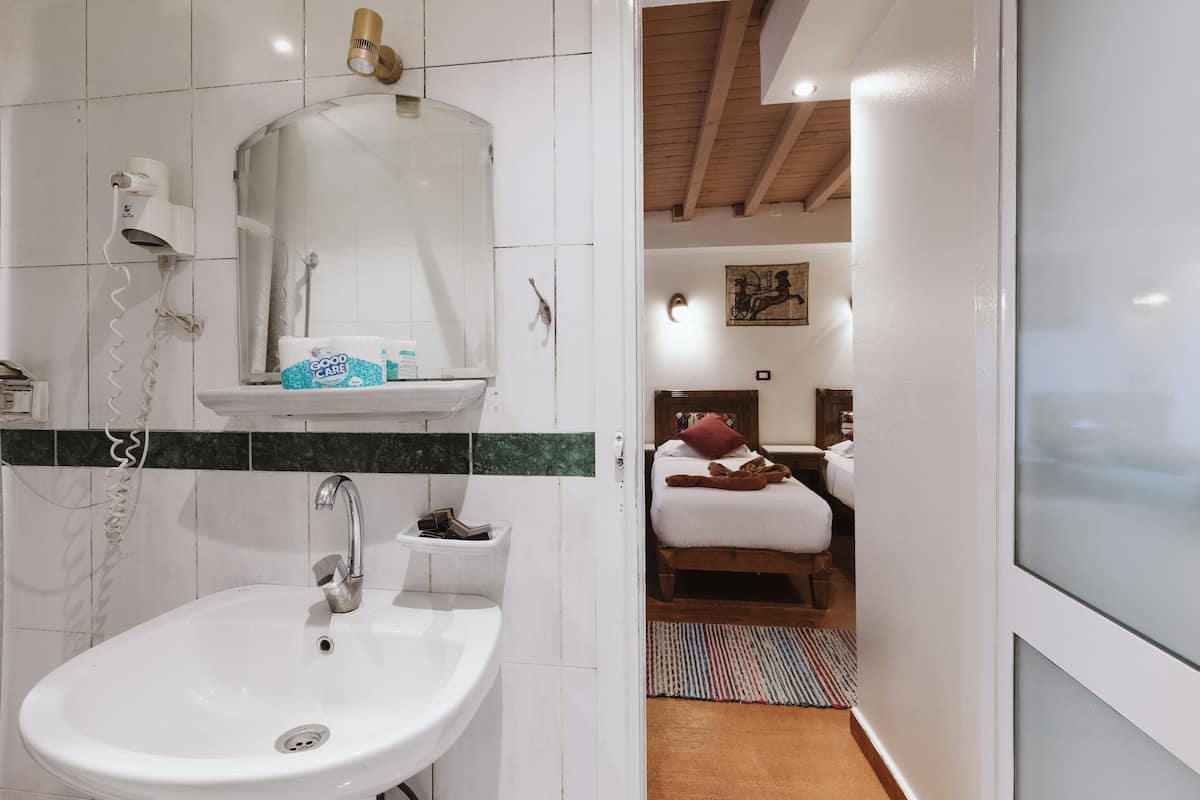 family quadruple room | bathroom | separate bathtub and shower, hair dryer, bathrobes, bidet