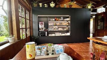 Daily buffet breakfast (EUR 10.00 per person)