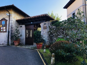 Entrada de la propiedad