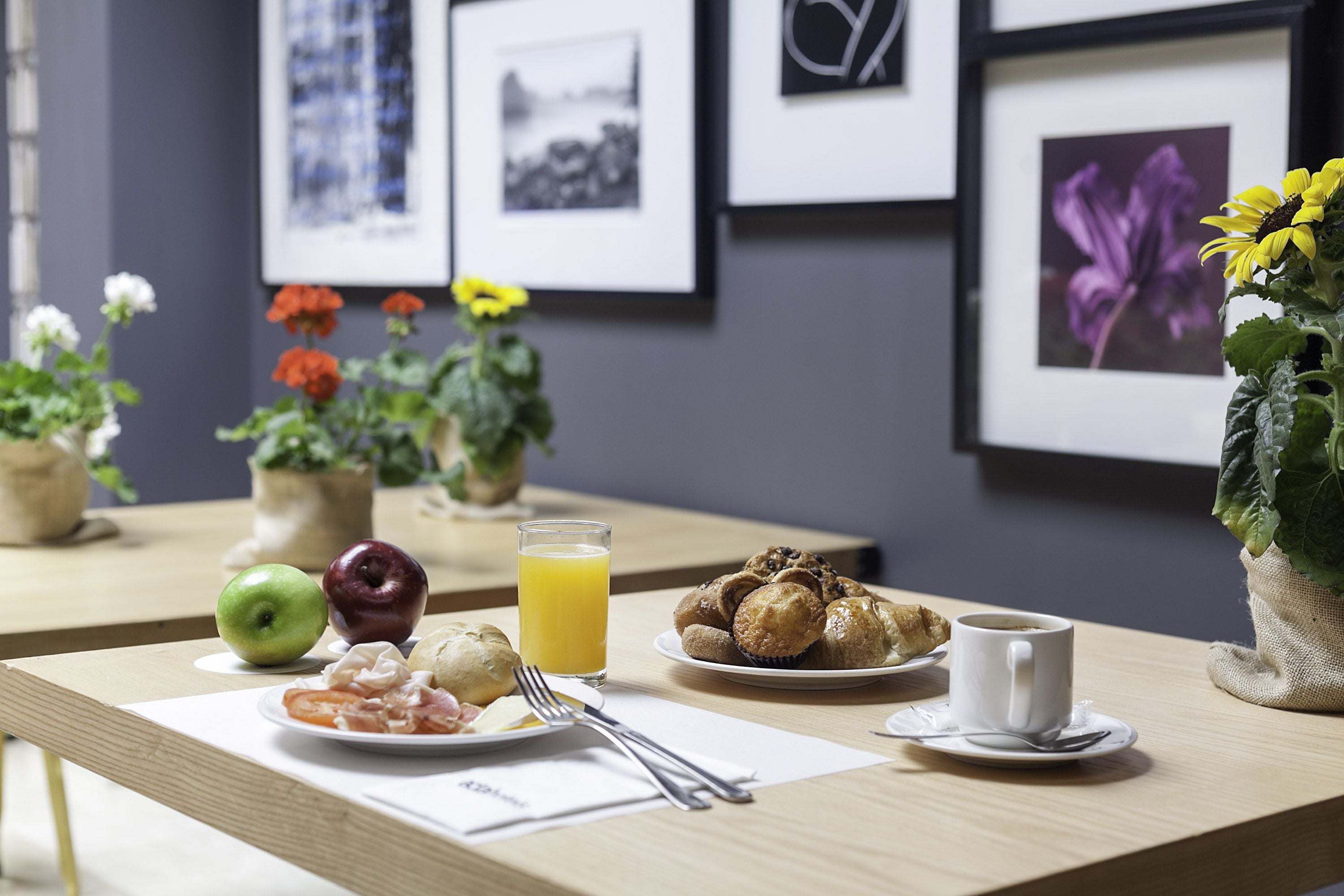 daily buffet breakfast (eur 13 per person)