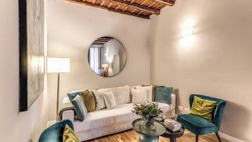 Suite, Stadtblick, Turm | Wohnzimmer