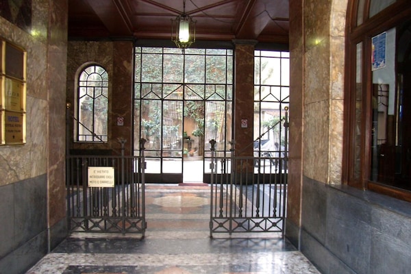 Interior entrance