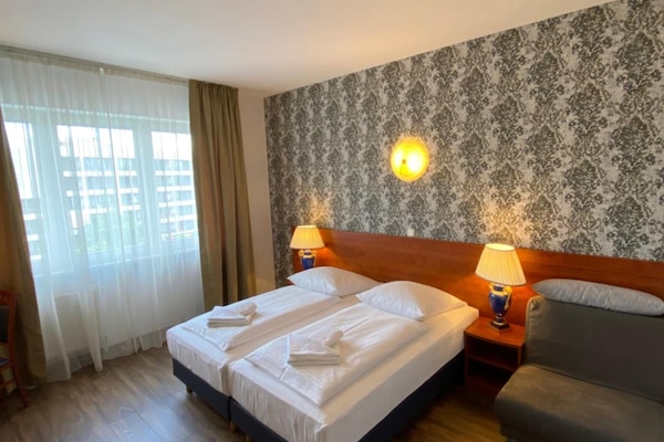 In-room safe, desk, blackout drapes, iron/ironing board