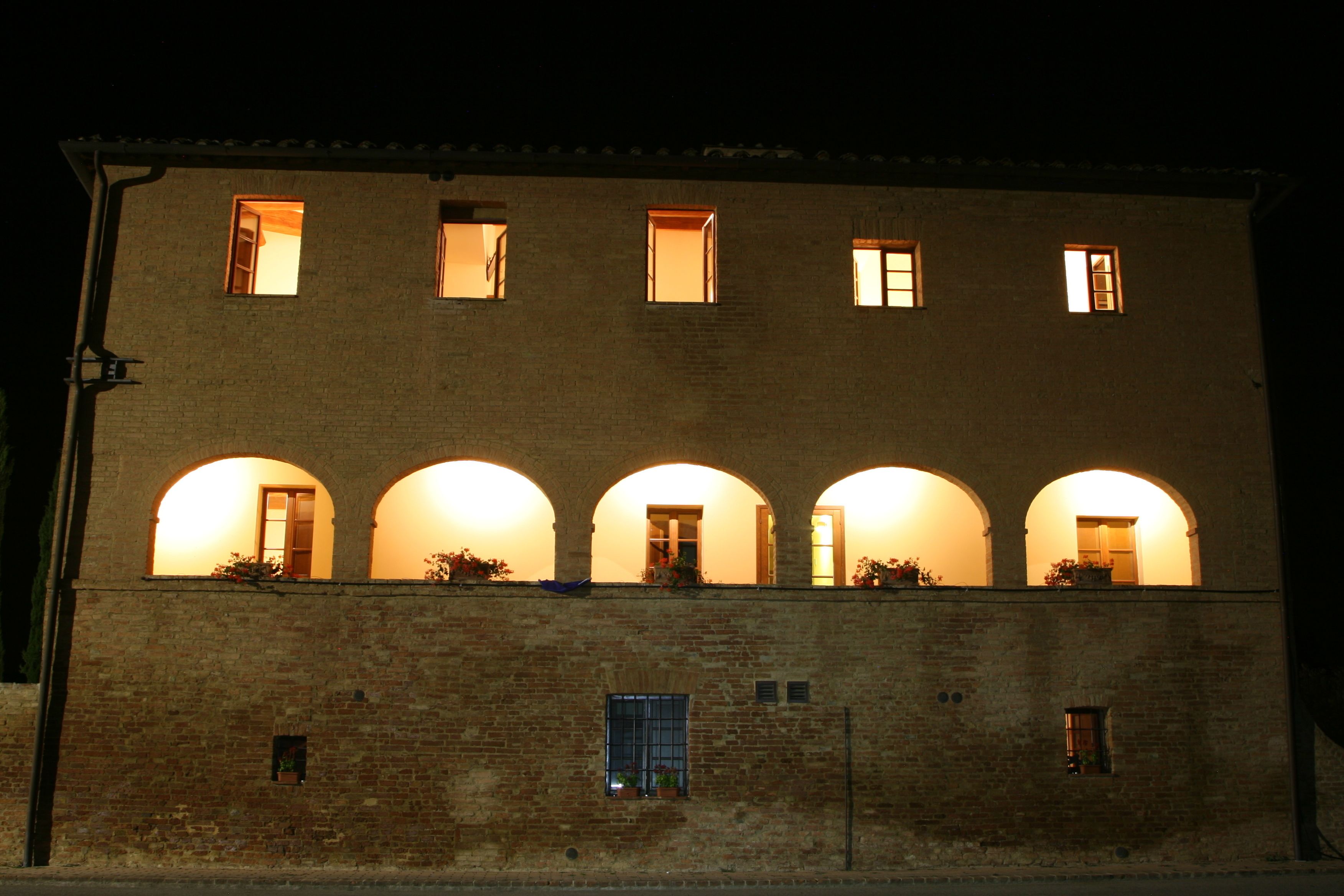 front of property – evening/night