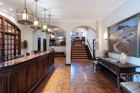 Recepción. Parador de Calahorra