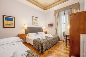 Draps italiens Frette, literie de qualité supérieure, minibar