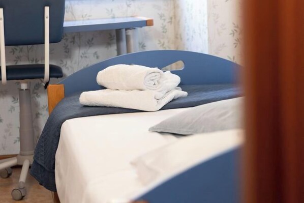 Desk, iron/ironing board, free cribs/infant beds, free WiFi