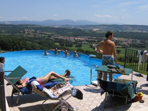 Außenpool, Liegestühle