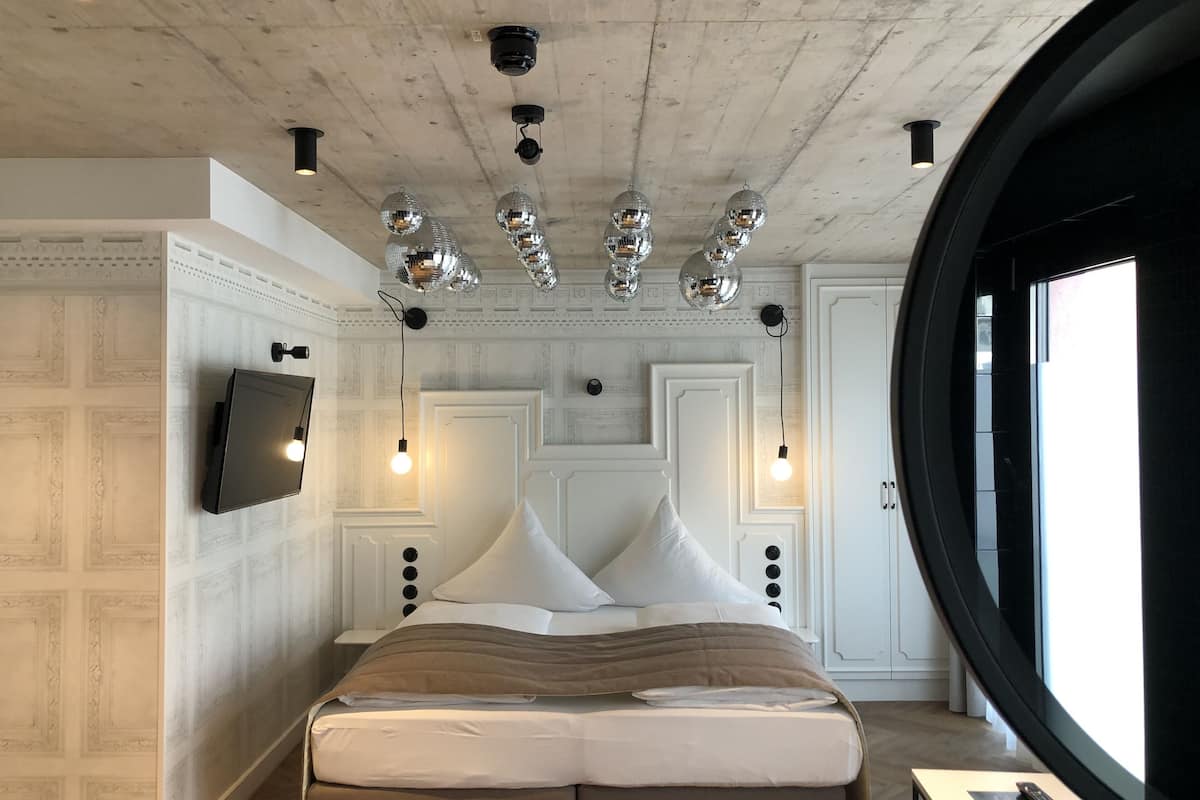 large plus double room | 1 bedroom, premium bedding, down duvets, minibar