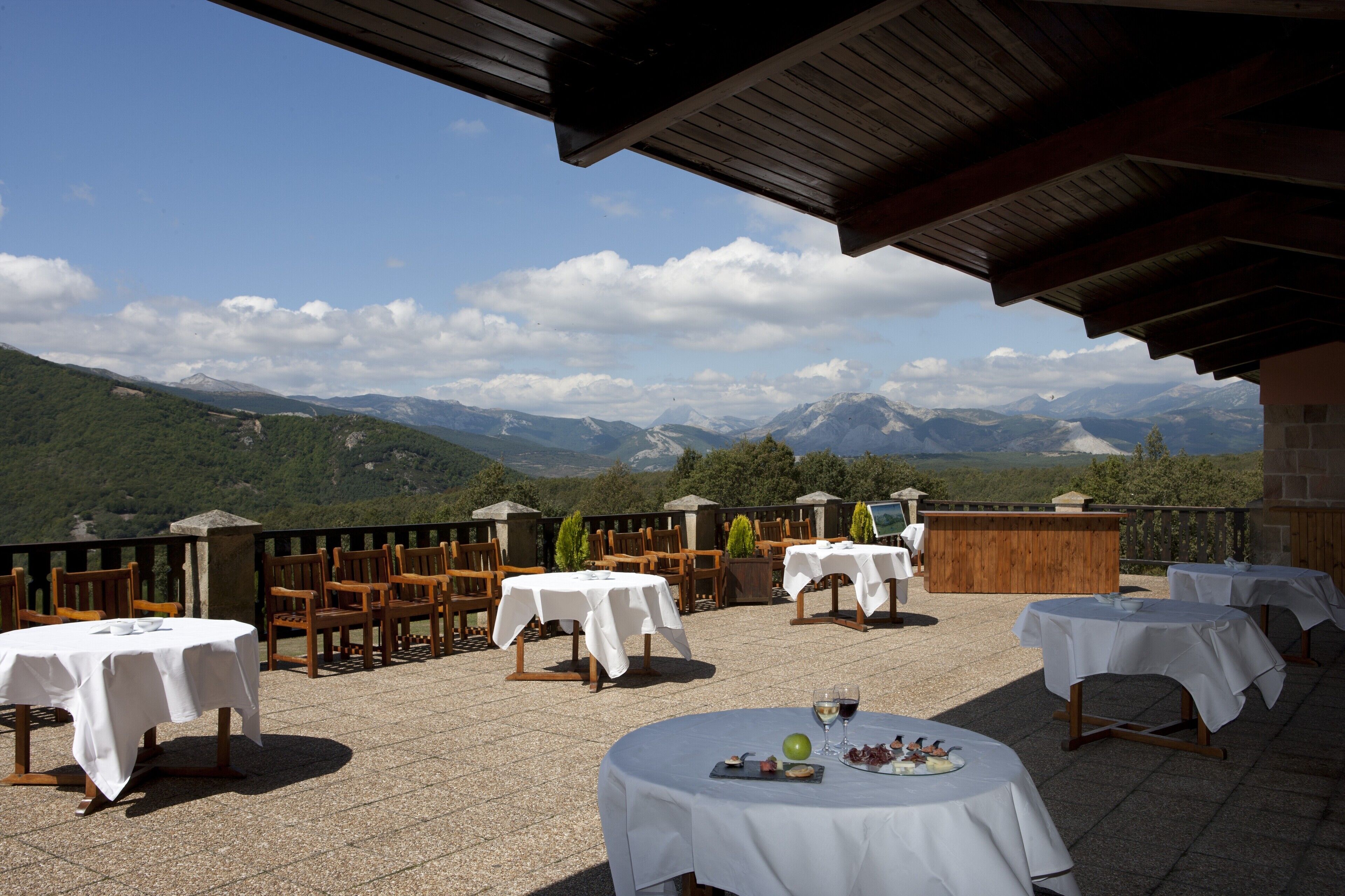 outdoor wedding area