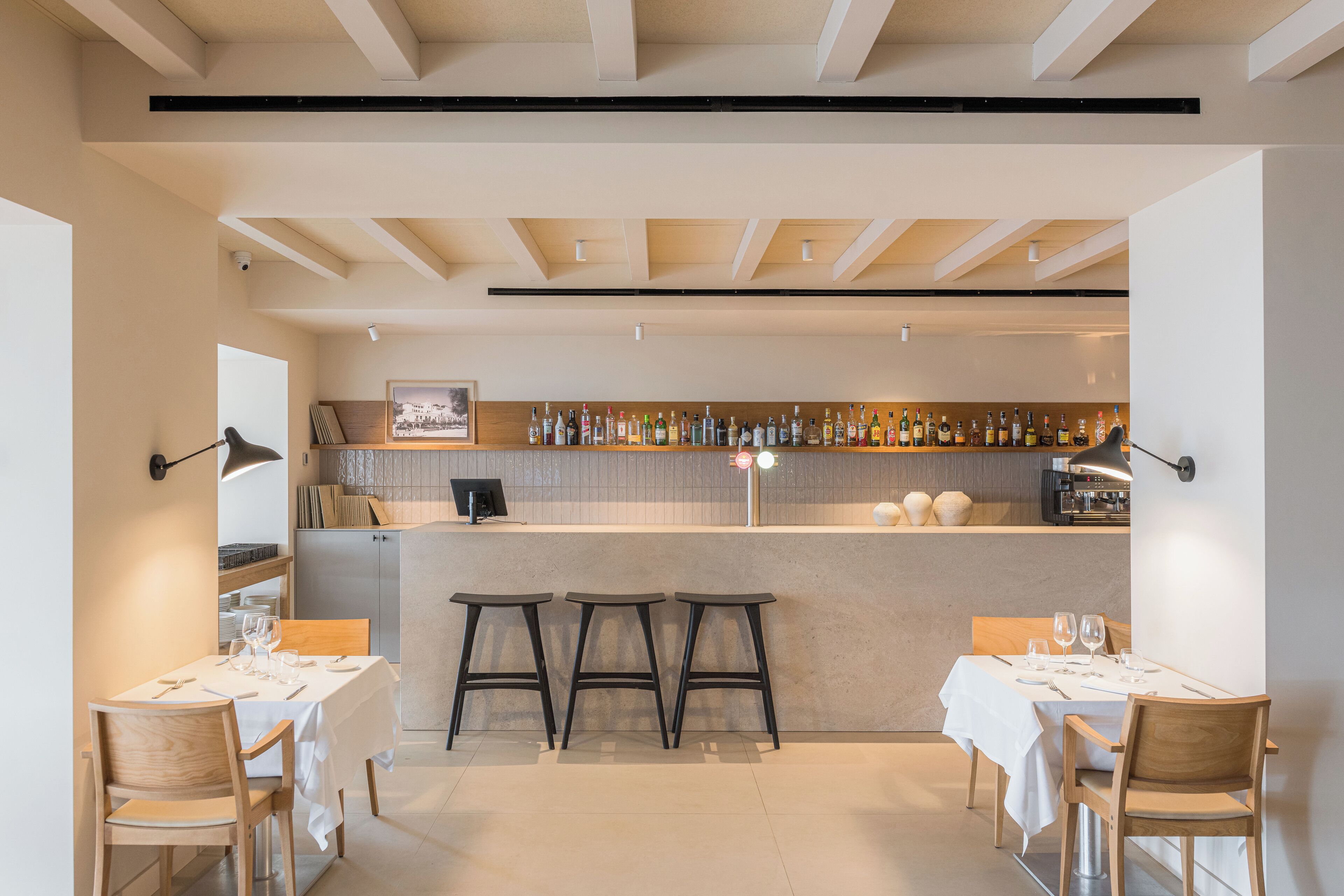 lunch and dinner served, beach views