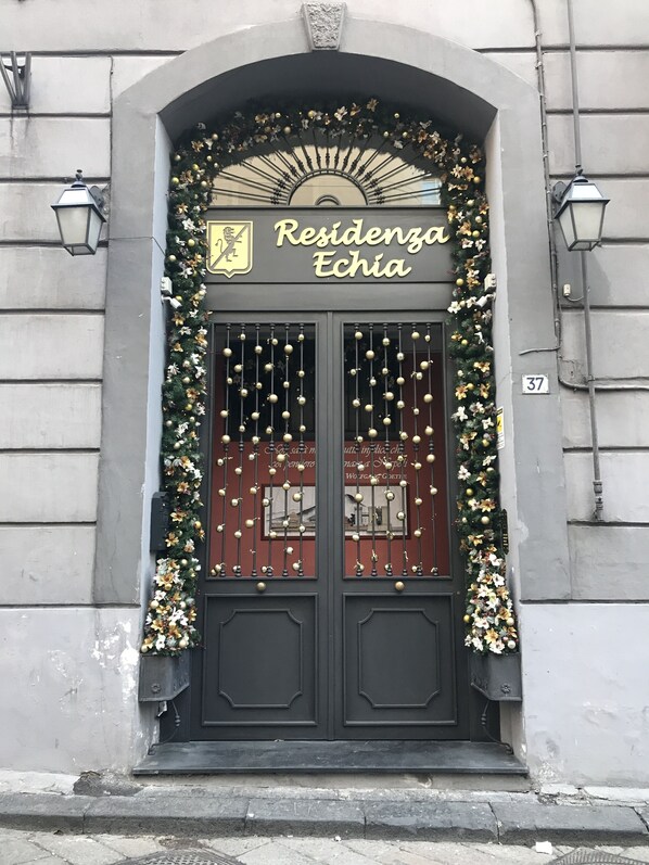 Entrée de l’hébergement