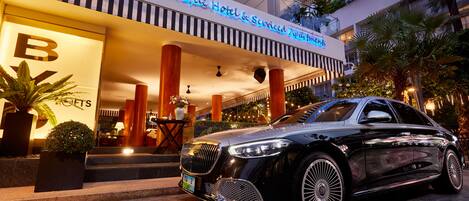 Majoituspaikan sisäänkäynti