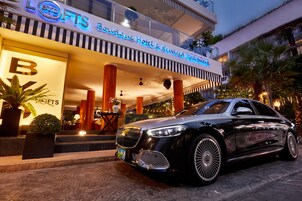 Overnatningsstedets indgangsparti