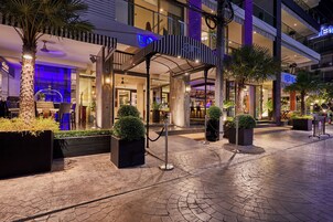 Overnatningsstedets facade