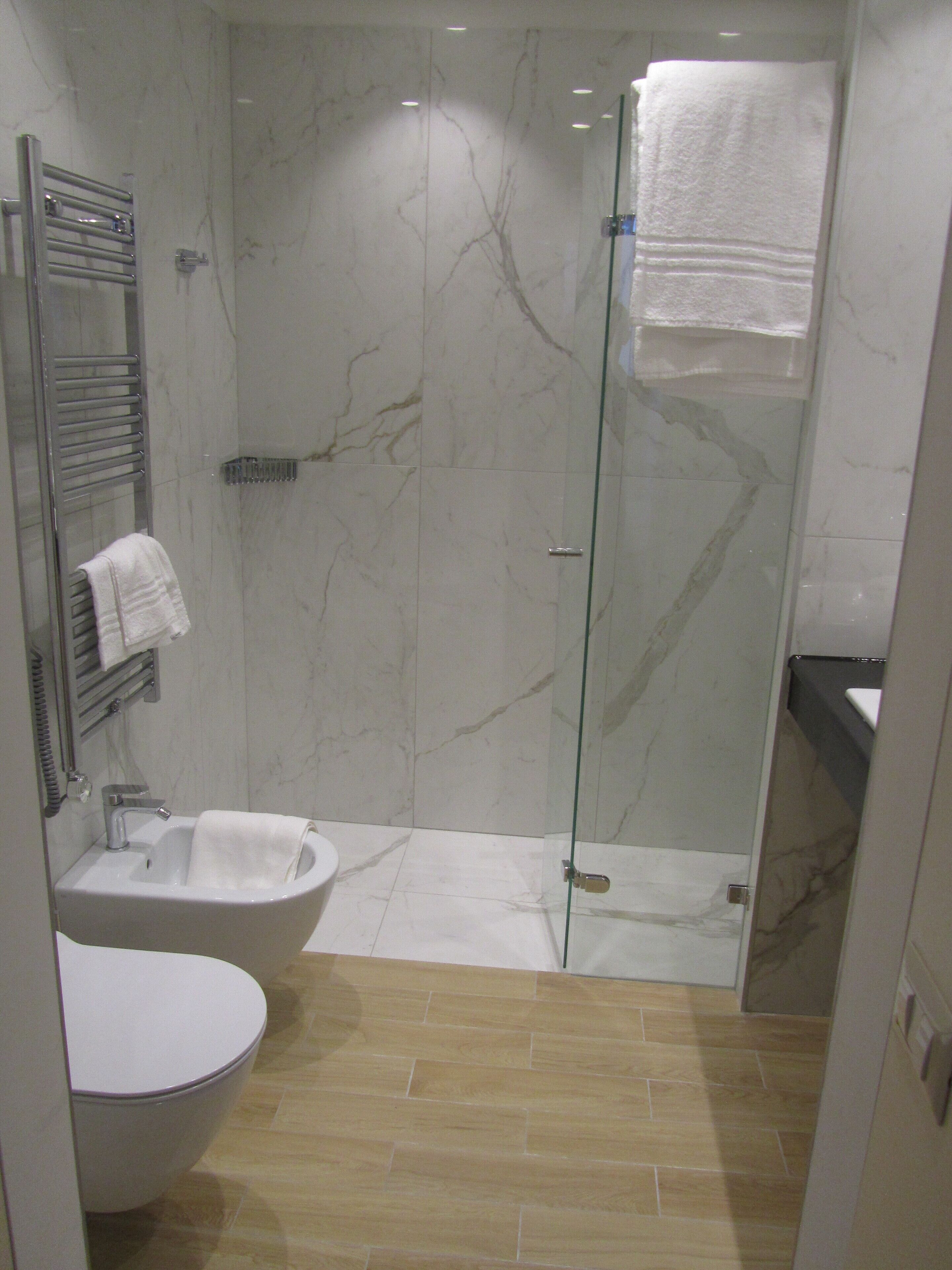 superior triple room | bathroom | shower, free toiletries, hair dryer, bidet