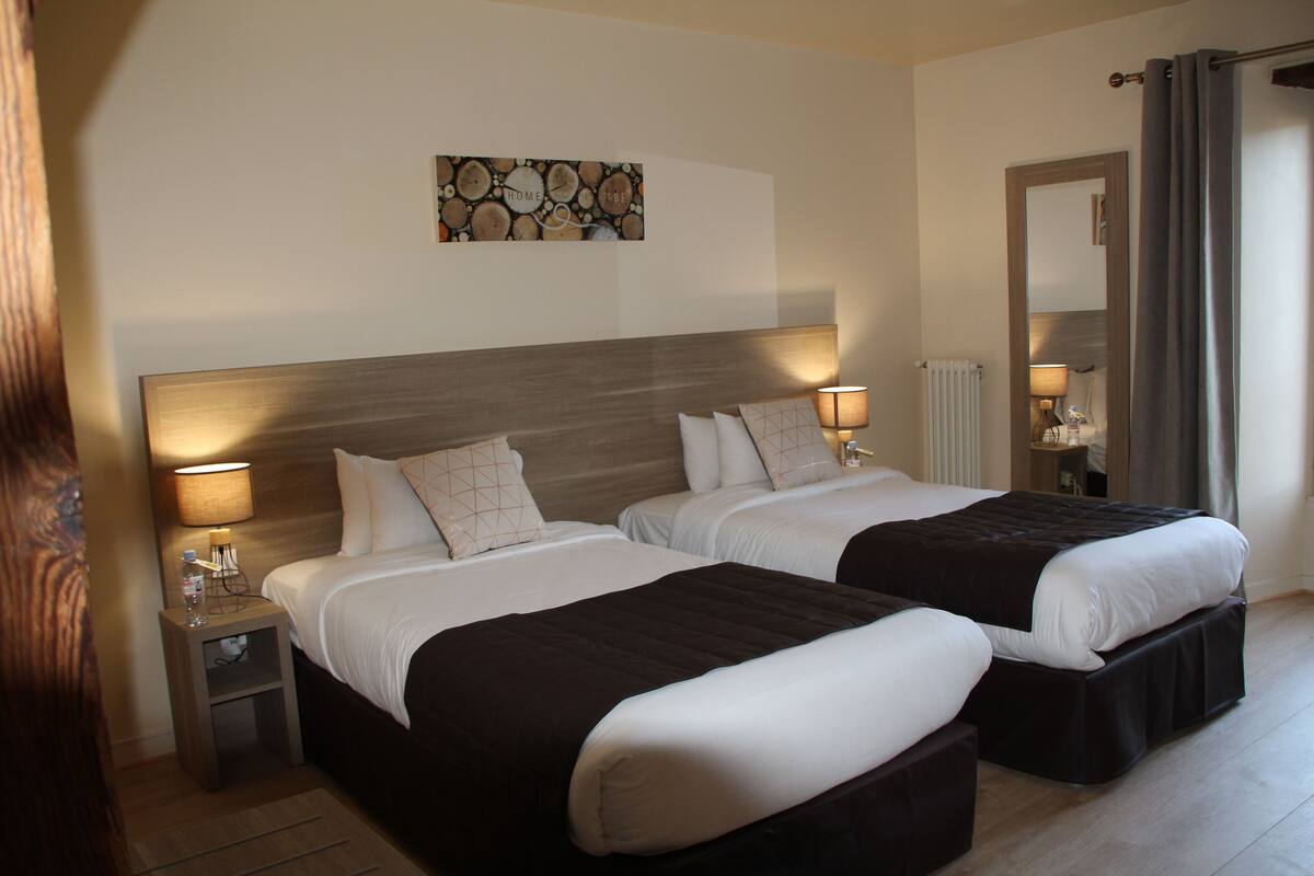 Double or Twin Room, 2 Twin Beds | Iron/ironing board (on request), WiFi (free)