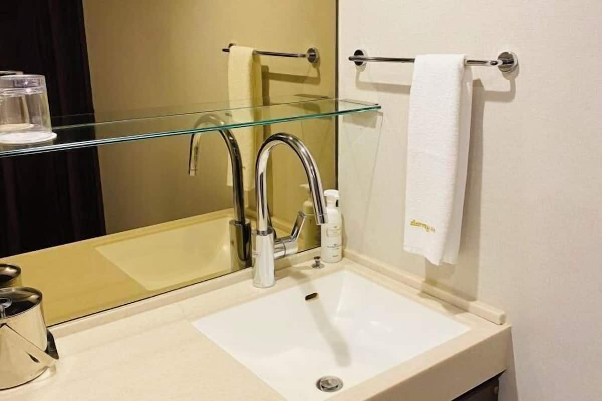 Free toiletries, hair dryer, slippers, bidet