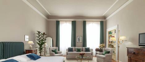 1 chambre, literie de qualité supérieure, couette en duvet d'oie