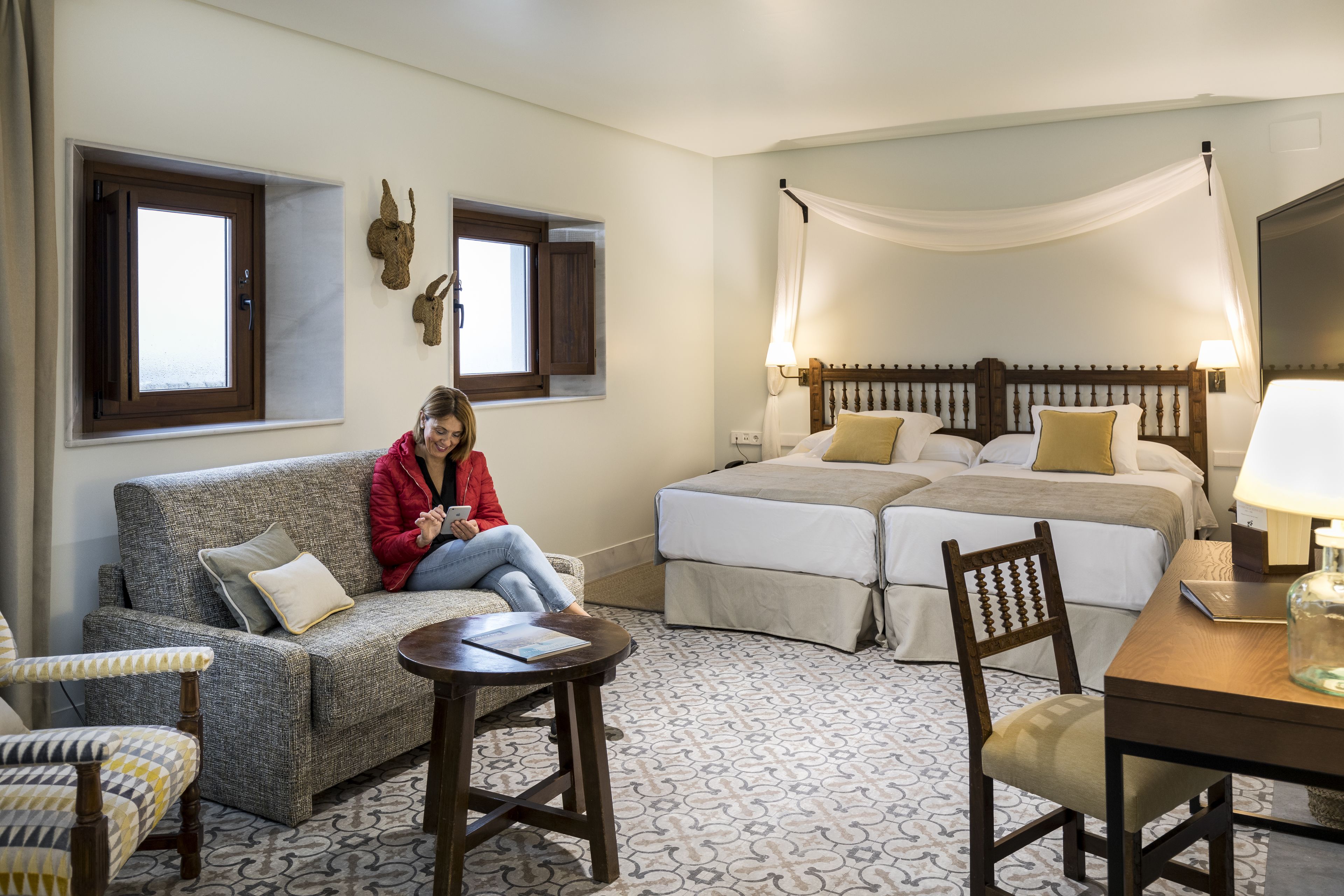 egyptian cotton sheets, premium bedding, memory-foam beds, minibar