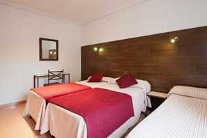 Triple Room | Select Comfort beds, desk, cots/infant beds, rollaway beds