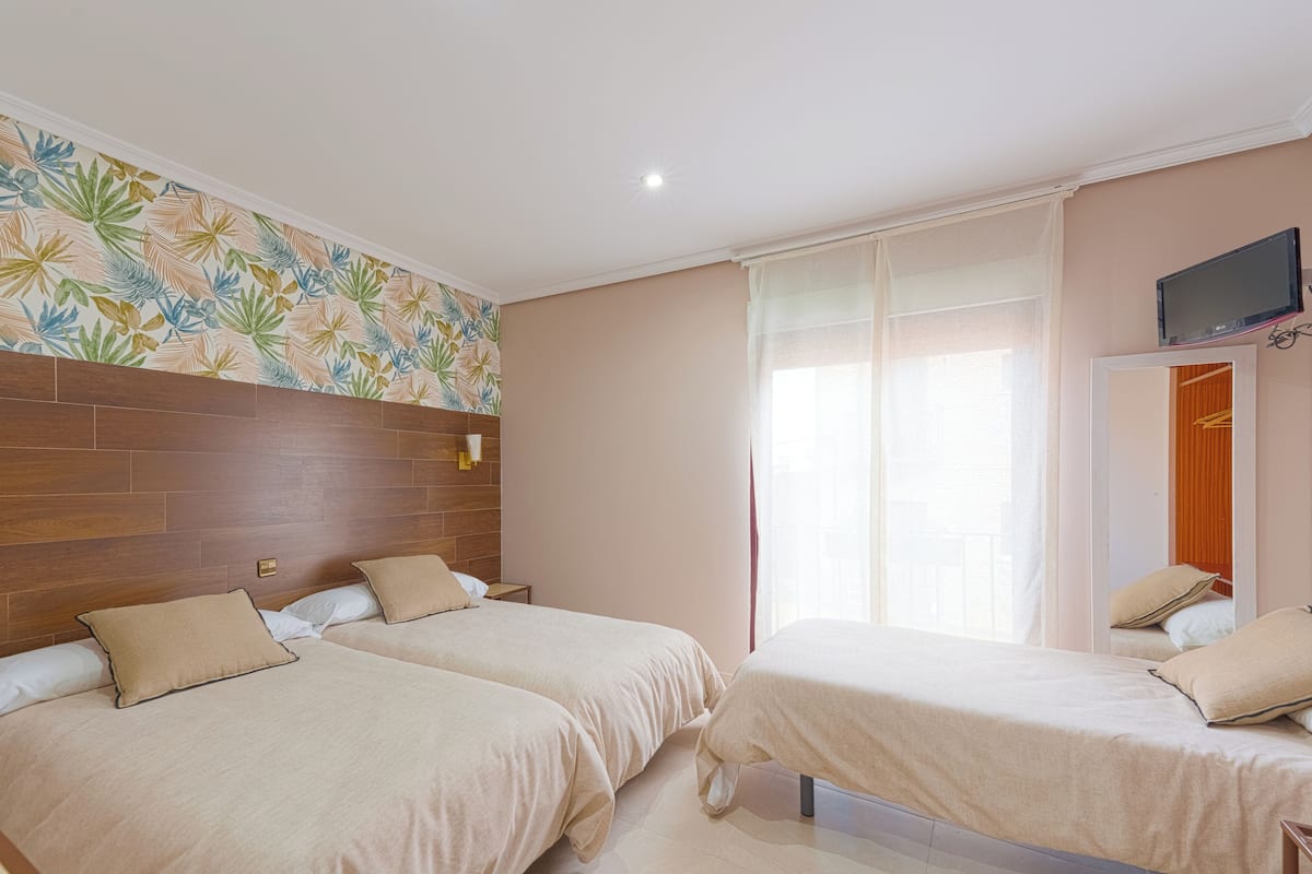 Triple Room | Select Comfort beds, desk, WiFi (free)